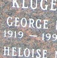 George E Kluge