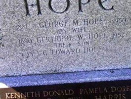 George Edward "Eddy" Hope George Edward "Eddy" Hope