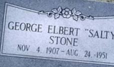 George Elbert "Salty" Stone George Elbert "Salty" Stone