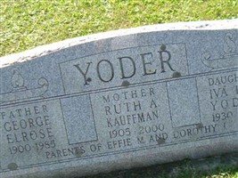 George Elrose Yoder George Elrose Yoder
