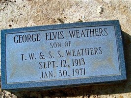George Elvis Weathers