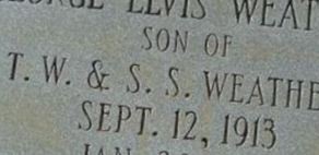 George Elvis Weathers