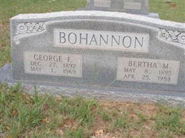 George Fillmore Bohannon George Fillmore Bohannon