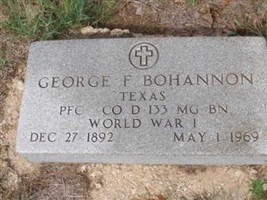 George Fillmore Bohannon George Fillmore Bohannon