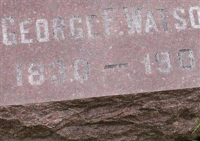 George Francis Watson George Francis Watson
