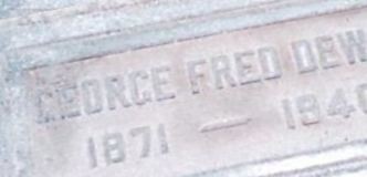 George Fred Dewar George Fred Dewar
