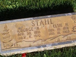 George H Stahl George H Stahl