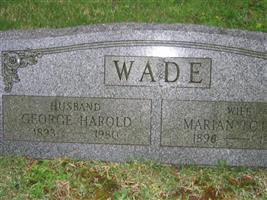 George Harold Wade