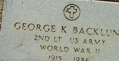 George K Backlund George K Backlund