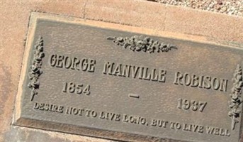 George Manville Robison George Manville Robison
