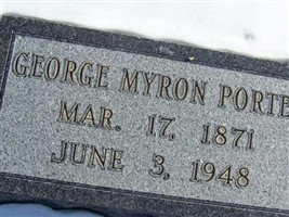George Myron Porter George Myron Porter