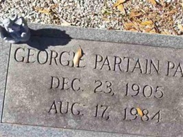 George Partain Pate George Partain Pate
