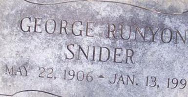 George Runyon Snider