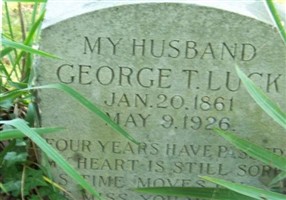 George T Luck George T Luck