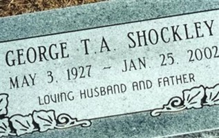 George Thomas Albert SHOCKLEY George Thomas Albert SHOCKLEY