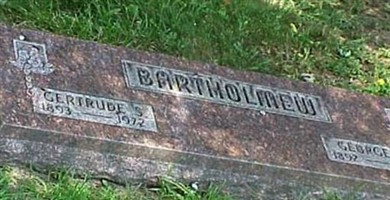George W Bartholmew George W Bartholmew