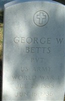 George W Betts George W Betts