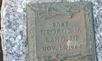 George W Lang, III George W Lang, III