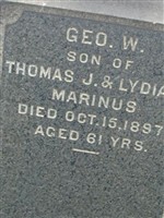 George W Marinus George W Marinus