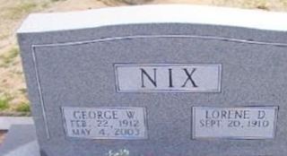 George W Nix
