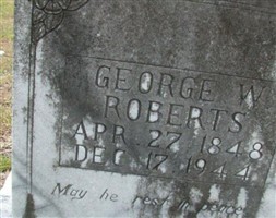 George W Roberts George W Roberts