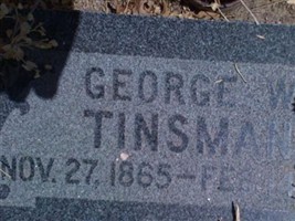 George W Tinsman George W Tinsman