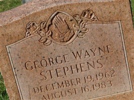 George Wayne Stephens George Wayne Stephens