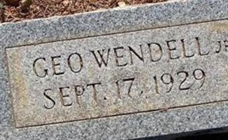 George Wendell, Jr