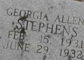 Georgia Allene Stephens Georgia Allene Stephens