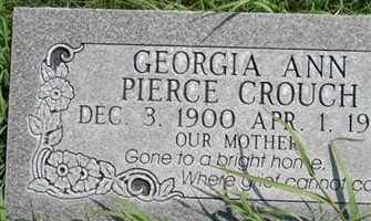 Georgia Ann Pierce Crouch