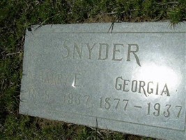 Georgia Ina Snyder