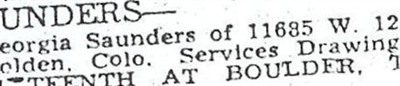 Georgia L. Saunders, III