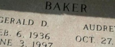 Gerald D. Baker Gerald D. Baker