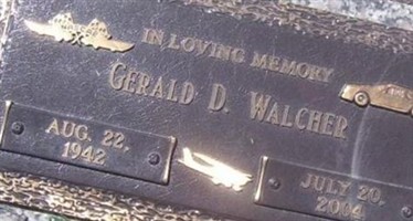 Gerald Don Walcher Gerald Don Walcher