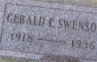 Gerald F Swenson Gerald F Swenson