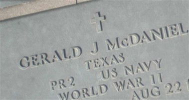 Gerald J McDaniel Gerald J McDaniel