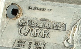 Gerald M. Carr Gerald M. Carr