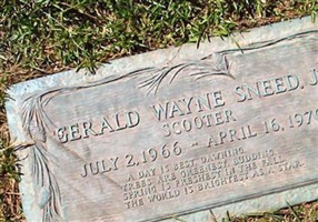 Gerald Wayne "Scooter" Sneed, Jr