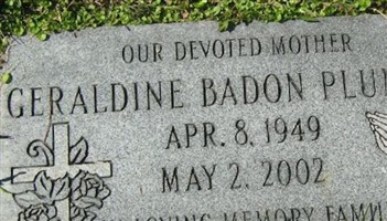 Geraldine Badon Plummer Geraldine Badon Plummer