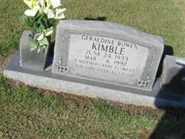 Geraldine Bowen Kimble