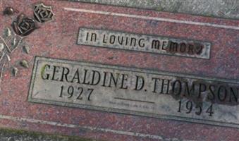Geraldine D. Thompson