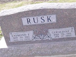Geraldine E Rusk Geraldine E Rusk