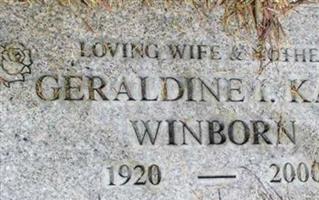 Geraldine I Kaye Winborn