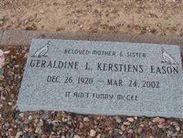 Geraldine Louise "Jeri" Fields - Kerstiens Eason Geraldine Louise "Jeri" Fields - Kerstiens Eason