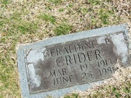 Geraldine P. Crider