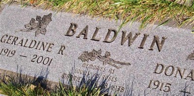 Geraldine R Baldwin Geraldine R Baldwin