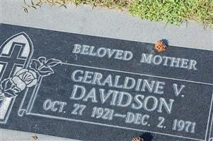 Geraldine V. Davidson