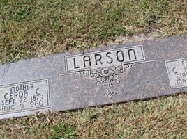 Gerda Christine Nelson Larson Gerda Christine Nelson Larson