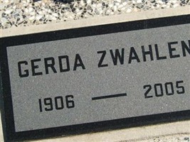 Gerda George Zwahlen