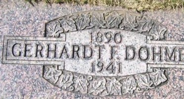 Gerhardt F. Dohmen Gerhardt F. Dohmen